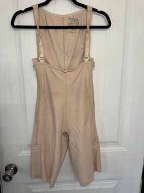 Stage1 faja Women's Beige Shapewear Jumpsuit